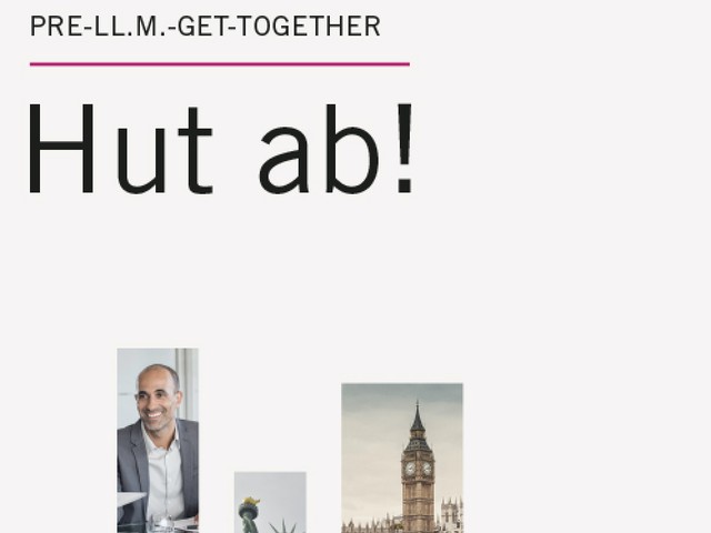 Hut ab! Pre-LL.M. Workshop mit Linklaters