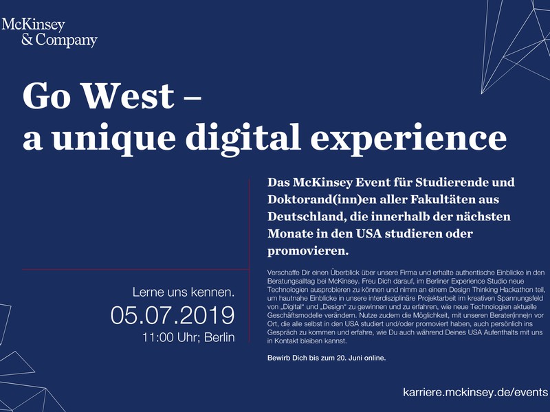 Go West – a unique digital experience